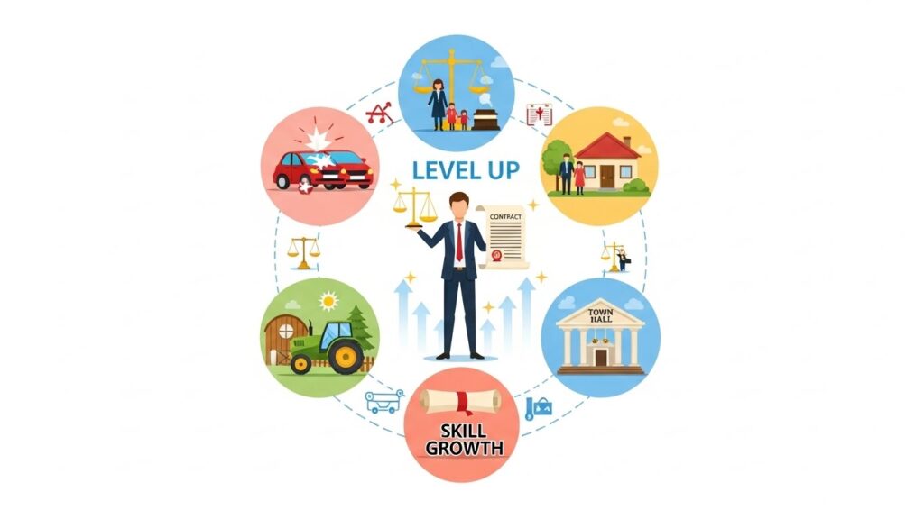 地域密着の業務で幅広い法的スキルを磨く