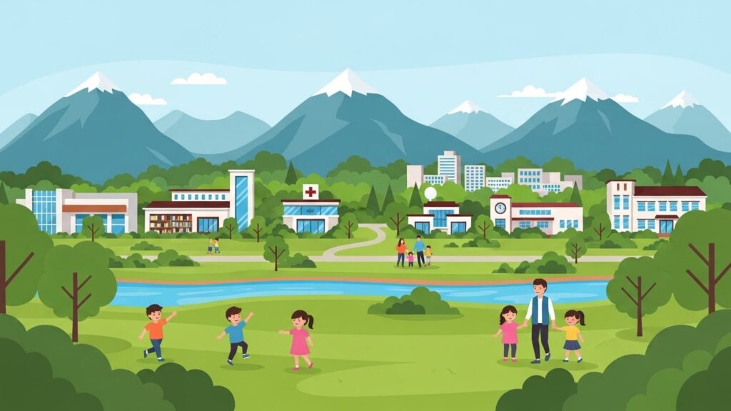 大自然と都市機能が共存する「ウェルビーイング」な生活環境